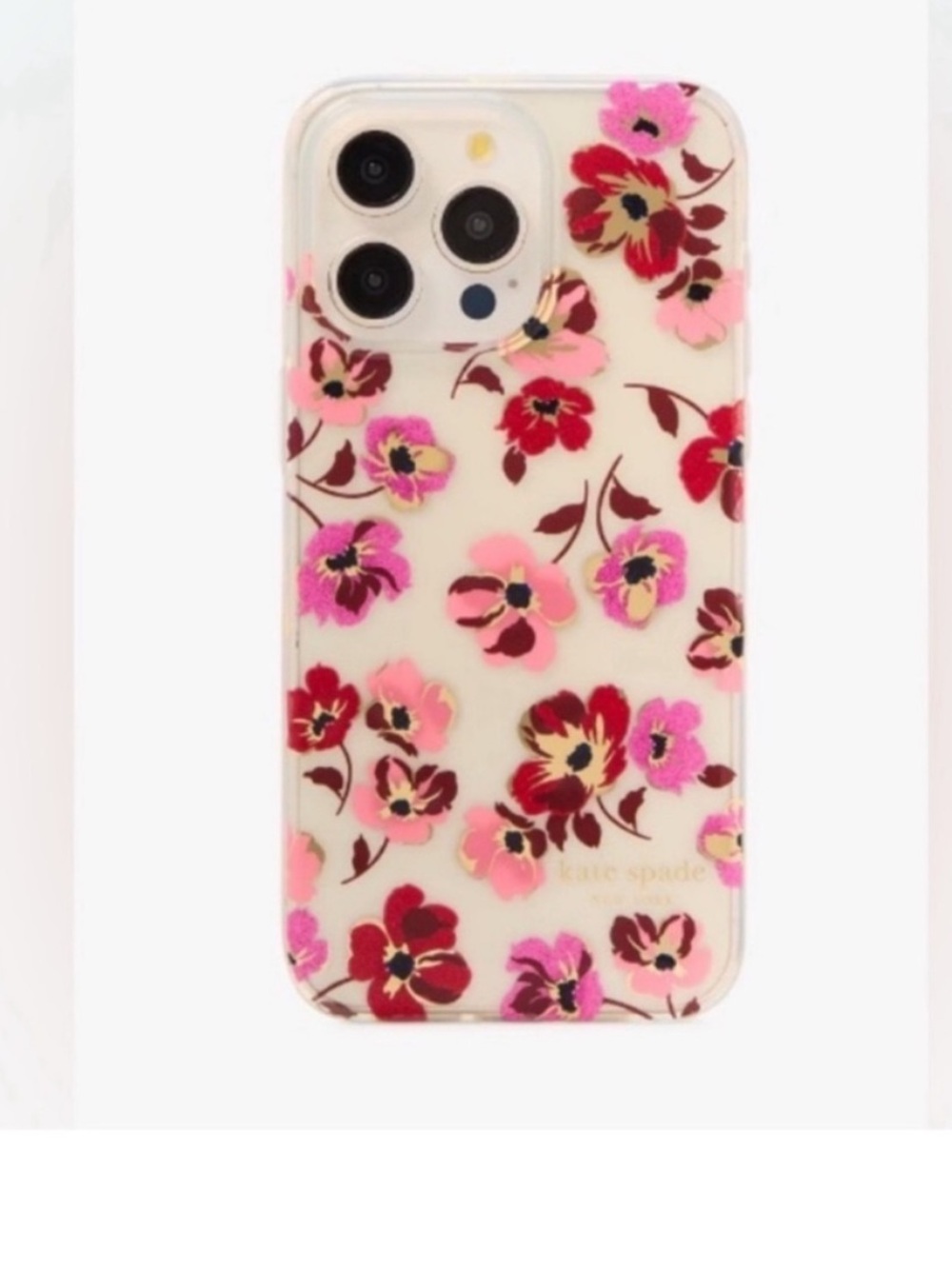 Kate Spade Fall Poppies iPhone
15 Pro Max Case